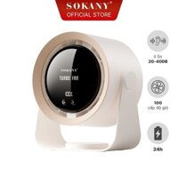 Quạt để bàn, quạt trần, treo tường mini Sokany SKN-13823 màn hình LED