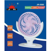QUẠT ĐỂ BÀN SẠC TÍCH ĐIỆN – SIÊU MÁT– JR-5566
