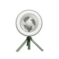 Quạt để bàn sạc tích điện kèm đèn cắm trại CHAO YC-YDFS01