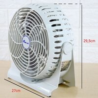Quạt để bàn văn phòng cắm điện mini Chinghai HD606 9 inch , hộp tản để giường nhỏ gọn , công suất 24W không ồn