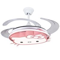 Quạt đèn HELLO KITTY phòng ngủ cho bé HL QViFa-25-21