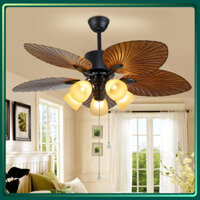 Quạt Đèn Trần Trang Trí LumiFan, Hình Lá , Quạt Trần Đèn Decor, Quạt Trần Trang Trí, BH 24 Tháng
