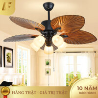 Quạt Đèn Trần Trang Trí Lumifanvietnam sải Cánh 122cm hiện đại,Quạt trần phòng khách,Quạt lá cọ,Quạt kết hợp đèn