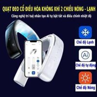 Quạt đeo cổ Alice2 điều hòa không khí 2 chiều nóng lạnh, Công nghệ trí tuệ nhân tạo AI tự bật tắt và điều chỉnh nhiệt độ
