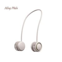 Quạt đeo cổ gấp gọn DQ-210 mini bỏ túi, không dây cầm tay di động,thiết kế không vướng tóc, 3 cấp độ gió không cánh, hàng chính hãng - Hồng phấn