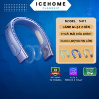 Quạt đeo cổ icehome icaros SH13 quạt treo cổ tích điện dung lượng pin lớn tốc độ gió mạnh