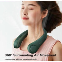 Quạt Đeo Cổ Không Cánh Tiện Lợi - Quạt Tích Điện Mini USB Thời Trang Dáng Thể Thao