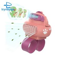 Quạt di động có dây đeo cổ tay, Quạt cá nhân chiếu năng động, Quạt không lưỡi rảnh tay, 360° Quạt xoay