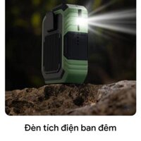[quạt di động] Quạt đeo thắt lưng, Quạt đeo hông 2 luồng, Dung lượng pin 20000mAh cho thời gian sử dụng 25h liên tục-hoa