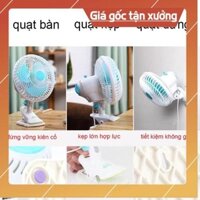 QUẠT ĐIỆN 220V KẸP XOAY 180 SIÊU MÁT 20W CAO 35CM