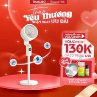 Quạt Điện Cây Masuto Thông Minh AI Điều Khiển Bằng Giọng Nói Quạt Mát Ion Âm Bổ Sung Oxy Điều Hòa Không Khí Remote Từ Xa
