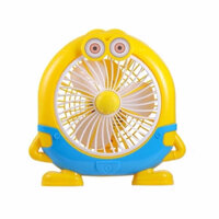 Quạt điện để bàn hình thú dễ thương, quạt mini hình thú để bàn cắm điện 2 tốc độ gió