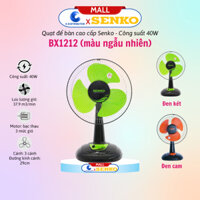 Quạt điện để bàn lồng mạ Crom Senko BX1212 | Chính hãng 100%
