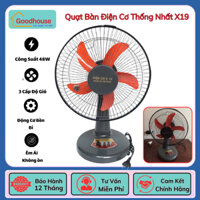 Quạt Điện Để Bàn X19 - Công Suất 48W - 3 Chế Độ Gió - Động Cơ Lõi Đồng - Bảo Hành 12 Tháng