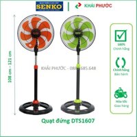Quạt Điện Đứng DTS1607 Senko 65W 7 Cánh Chính Hãng Giá Rẻ Màu Xanh Cam Đen Két F23 - Khải Phước Electric