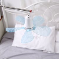 Quạt Điện Mini Muỗi Lưới Trần Quạt Sinh Viên Nhỏ Ký Túc Xá Quạt Tắt Tiếng Giường Tiết Kiệm Năng Lượng Gió Cao Quạt Trẻ Em20250401