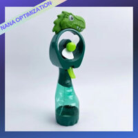 Quạt Điện Phun Sương Cầm Tay Hình Khủng Long Hoạt Hình Sức Chứa Lớn Cho Trẻ Em Béđồ chơi trẻ em