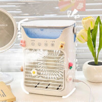 Quạt điện phun sương để kí túc xá bàn làm việc