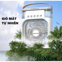 QUẠT ĐIỆN PHUN SƯƠNG LÀM MÁT HƠI LẠNH MINI TIỆN DỤNG HÀNG LOẠI TỐT