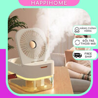 Quạt điện, Quạt phun sương HAPPIHOME dung tích bình chứa lớn 2500ml,điều khiển từ xa 3 chế độ gió