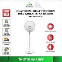 Quạt điện, Quạt tích điện điều khiển từ xa Rapido 4 chế độ đảo gió, Có remote, Công suất 26,8 W