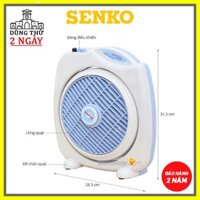 Quạt điện Senko BD230 chính hãng, công suất 27W, 2 tốc độ gió, bảo hành 2 năm