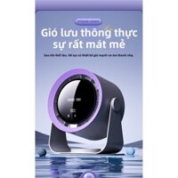 Quạt điện tử gia đình sạc USB yên tĩnh quạt bàn nhỏ treo tường quạt điện nhỏ