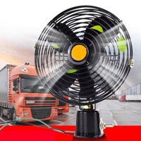 Quạt điện xe nâng 12V 24V, Lõi đồng, cánh quạt, lồng sắt, 2 cấp gió, đế bắt vít chắc chắn