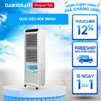 Quạt Điều Hòa Công Nghệ ION Âm Máy Làm Mát DAIKIOSAN DM104 2 Vùng Làm Mát Khử Mùi  Diệt Khuẩn - Hàng Chính Hãng