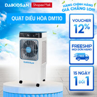Quạt Điều Hòa Daikiosan DM110 Làm Mát Lên Đến 30m2 Tích Hợp Công Nghệ Ag+ Giảm Mùi Thùng Chứa Nước