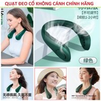 Quạt điều hòa đeo cổ không cánh mẫu mới, Quạt đeo cổ mini sạc pin