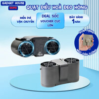 Quạt điều hòa đeo hông mini chính hãng Zlife Quạt tích điện Z10 25000mAh sạc nhanh tiện ích.