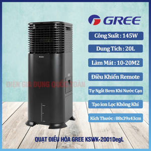 Quạt điều hoà Gree KSWK-2001DegL