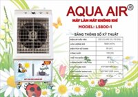Quạt điều hòa hơi nước AQUA AIR L5800-1 50 lít công suất 135w dung tích 50L [BH 1 năm]