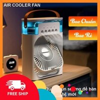 Quạt Điều Hòa Hơi Nước Để Bàn, Quạt Phun Sương Mini 3 Chế Độ Phun Sương Tích Hợp Điều Hòa Không Khí Bình Chứa Nước 600ML