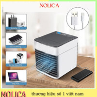 quạt điều hoà hơi nước mini để bàn NOLICA QD01 Quạt nước đá mini để bàn làm mát cực nhanh với công nghệ ion có khay chưa nước phung sương làm mát sâu thiết kế đặc biệt cấu hình nhựa cao cấp bền bỉ hoạt động mạnh không có tiếng ồn