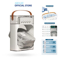 Quạt điều hòa hơi nước mini DIDOOGLT máy lạnh mini 3 Chế Độ Tích Hợp Led Để Bàn Tiện Dụng