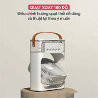 Quạt điều hoà hơi nước mini COOLING FAN - Quạt hơi nước 3 chế độ gió dung tích bình chứa nước 600ml