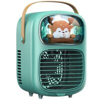Quạt Điều Hoà Hơi Nước Mini Sạc Pin Corisu GP4706 Giảm Ngay 10-15 độ, Phun Hơi Nước Bù Ẩm