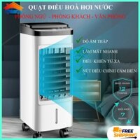 Quạt điều hoà hơi nước, quạt làm mát không khí, quạt gia đình điều khiển từ xa dung tích 6L. Bảo hành 12 tháng toàn quốc