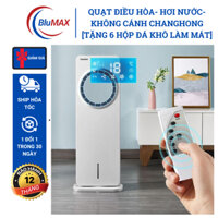 Quạt điều hòa hơi nước Changhong mát lạnh, không cánh, điều khiển từ xa [Tặng 6 hộp đá khô] _ Blumax