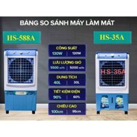 QUẠT ĐIỀU HOÀ HƠI NƯỚC  HS-588A/ HS35A/ HS-35/ QUẠT KM F-0296 [BH 1 THÁNG]