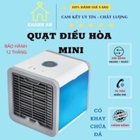 Quạt Điều Hòa , Khánh an Đồ Gia Dụng Online , Quạt Nước Mini Để Bàn Nhỏ Gọn , Đèn 7 Màu , Bảo Hành 12 Tháng