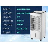 Quạt điều hòa không khí 65W giá rẻ, 3 chế độ gió tặng kèm đá lạnh, hộc nước 4L đùng được 6-8 tiếng