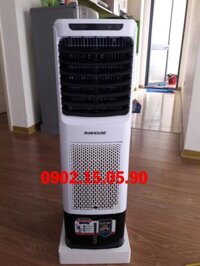 Quạt điều hòa không khí Sunhouse SHD7713 Công suất 85W Lưu lượng gió 2000m3/h Diện tích làm mát 20m2 Có điều khiển từ xa tạo ion âm lọc sạch không khí - Có ảnh video thật bảo hành tại nhà