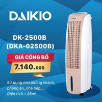 quạt điều hòa Máy làm mát không khí bằng bay hơi nước DAIKIO DK-2500B (DKA-02500B)