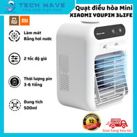 Quạt Điều Hoà Mini Xiaomi Youpin 3Life L7 - 2 tốc độ - Dung tích 500ml - Thời lượng pin dài