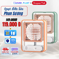 Quạt Điều Hòa Phun Sương Tích Điện Dung Tích 300ML Làm Lạnh Bằng Hơi Nước, Quạt Hơi Nước 3 Mức Gió 1 Vòi Phun Sương
