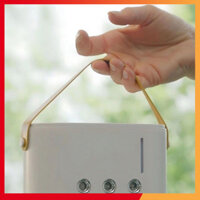 Quạt Điều Hòa Phun Sương Tích Điện Quạt Hơi Nước Tích Hợp Đèn LED Với 2 quạt xoay 360 độ
