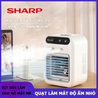 Quạt điều hòa, Sharp quạt hơi nước, quạt máy lạnh mẫu mới với 2 cấp độ gió và làm mát cực nhan lực gió mạnh siêu mát